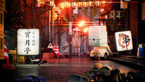 Fondo de pantalla Calles Kuchisake de Ghostwire Tokyo