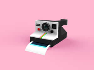 Imágenes de cámara Polaroid — Rosa pastel Fondos de pantalla
