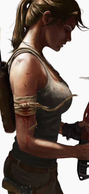 Lara Croft iPhone — Galaxia A Fondos de pantalla