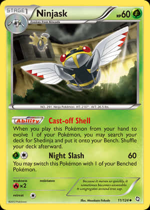 Carta de Intercambio de Ninjask Etapa 1 — Pokemon Fondos de pantalla