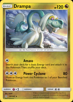 Carta Dorada de Drampa — Pokemon Teléfono Fondos de pantalla