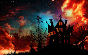 Casa de Bruja Halloween Estética Linda — Estética linda de halloween Fondos de pantalla