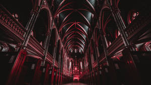 Castillo 4K Rojo y Negro — Fondo rojo aesthetic Fondos de pantalla