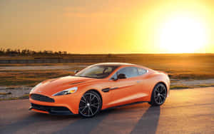 Cautivador Aston Martin Vanquish en movimiento — MacBook Pro 13 Fondos de pantalla