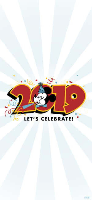 Mickey Mouse Año Nuevo — iPhone 18 Fondos de pantalla