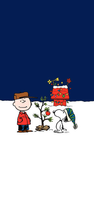 Snoopy Navidad Iphone — Galaxia A57 Fondos de pantalla