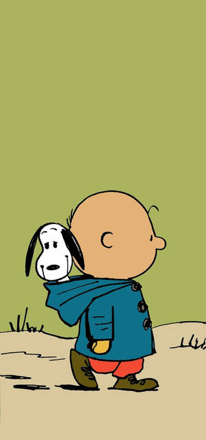 Fondo de pantalla de Charlie Brown En Sudadera — iPhone 16 Pro Max Fondos de pantalla