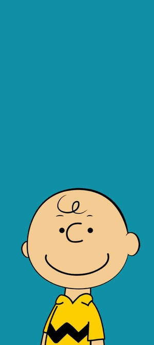 Fondo de pantalla de Charlie Brown fondo turquesa — 20:9 Fondos de pantalla