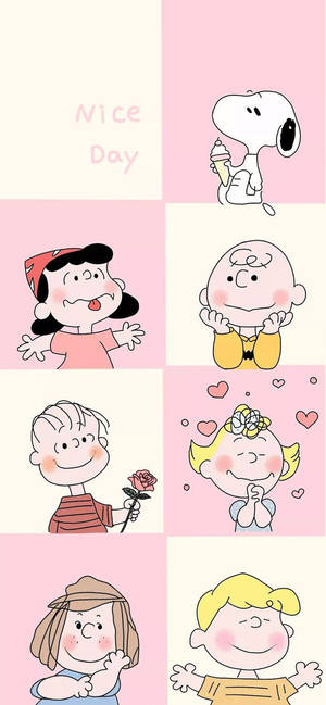 Fondo de pantalla Charlie Brown y amigos día bonito — iPhone 17 Fondos de pantalla