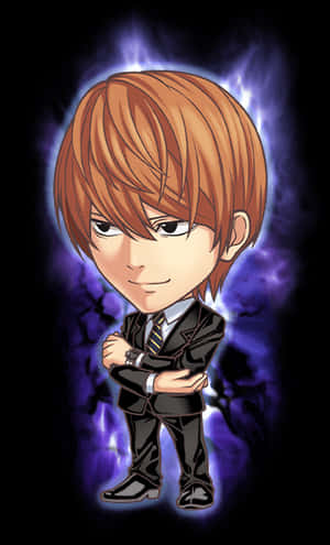 Chibi Light Yagami con Aura