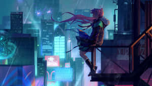 Chica al borde de la noche anime