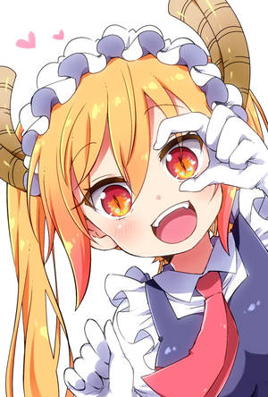 Chica anime genial PFP Dragon Tohru — Chica anime linda Fondos de pantalla