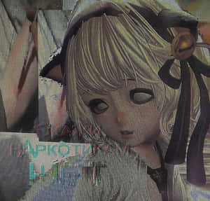 Anime Grunge — Chica anime con sudadera Fondos de pantalla