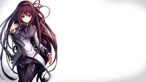 Homura Akemi de Puella Magi Madoka Magica, fondo de pantalla de chica anime