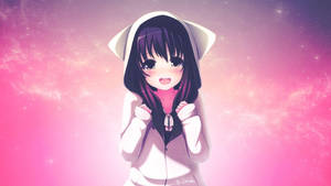 Chica Anime Linda con Sudadera