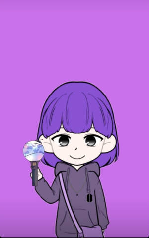 Fondo de pantalla Chica ARMY Linda iPhone — Galaxy Tab S9 FE Fondos de pantalla