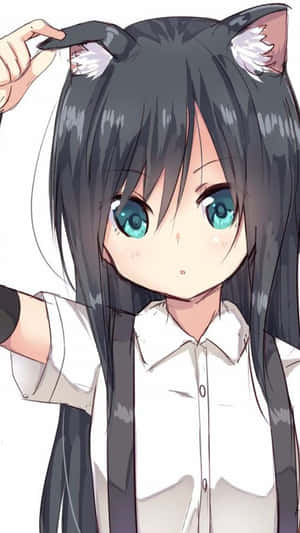 Chica gata linda para foto de perfil de TikTok — Estético lindo GIF Fondos de pantalla
