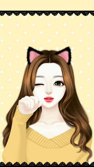 Imágenes de chicas lindas — Chica anime linda Fondos de pantalla