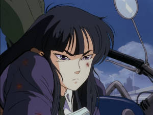 Chica policía linda estética retro anime — Estética retro Fondos de pantalla