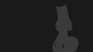 Chica Zorro Anime Minimalista — Anime minimalista Fondos de pantalla