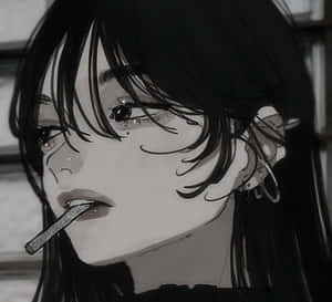 Chicas Anime Fumando Perfil
