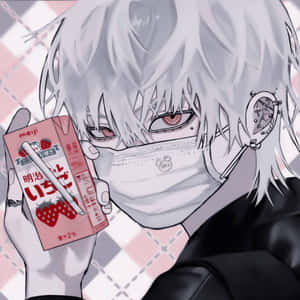 Chico albino para foto de perfil — Estética anime rosa Fondos de pantalla