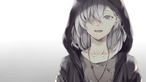 Chico anime de cabello blanco Nightcore