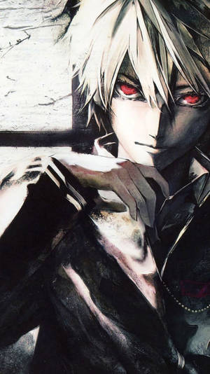 Fondo de pantalla de chico anime feroz para iPhone — Anime iPhone Fondos de pantalla