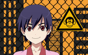 Fondo de pantalla de chico anime lindo sonriendo