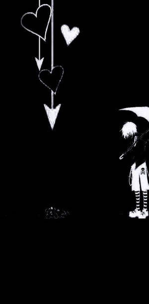 Fondo de pantalla de chico con estética emo