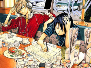 Fondo de pantalla de chicos anime lindos de Project K