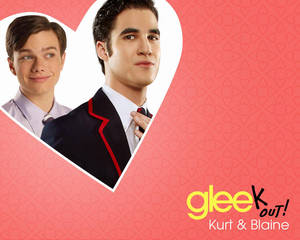 Fondo de pantalla de Chris Colfer como Kurt con Blaine — 5:4 Fondos de pantalla