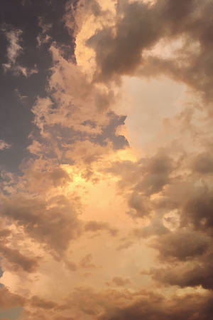 Cielo estético dorado — Estética dorada Fondos de pantalla