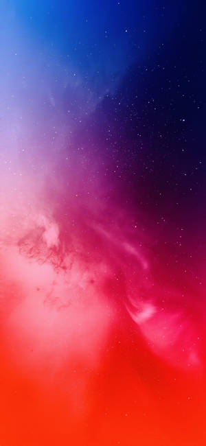 Cielo Galáctico en Rojo Degradado iPhone — Samsung S23 Fondos de pantalla