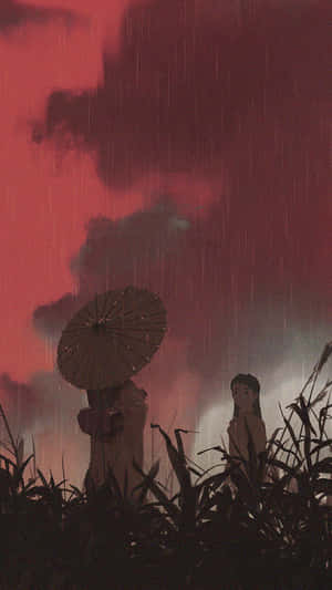 Estético Anime Rojo