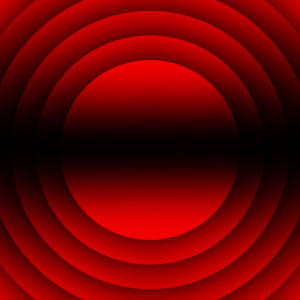 Fondo de pantalla círculo rojo sombra negra