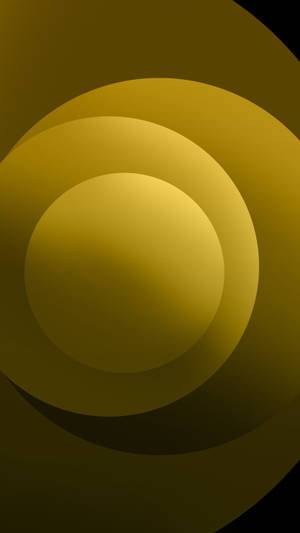 Círculos Dorados iPhone 12 Pro Max — Fondo de pantalla aesthetic para iPhone Fondos de pantalla