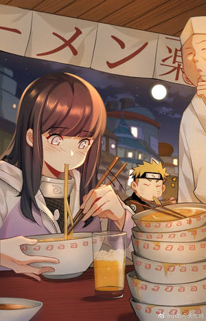 Fondo de pantalla Clan Uzumaki Comiendo Arte Digital — Naruto uzumaki Fondos de pantalla