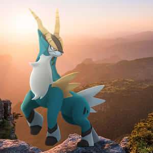 Cobalion sobre una roca — Pokemon Teléfono Fondos de pantalla