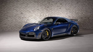 Coche Porsche 5120x1440 — Azul oscuro Fondos de pantalla