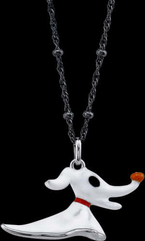 Colgante de Zero, el perro fantasma de Nightmare Before Christmas