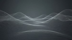 Colinas abstractas de alambre en estética gris — Estética gris Fondos de pantalla