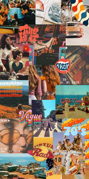 Fondo Estético de los 70 — Pixel Fold Fondos de pantalla