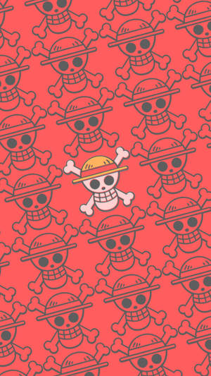 Collage de Jolly Roger de One Piece para Teléfono