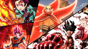 Collage de Naruto Modo Barión — Modo baryon de naruto Fondos de pantalla