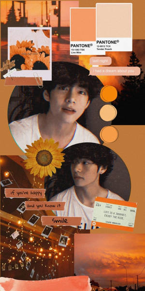 Collage Estético de Kim Taehyung de BTS — Bts estético Fondos de pantalla