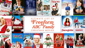 Fondo de pantalla de Collage Navideño de Películas Freeform