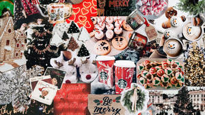 Fondo de pantalla Collage Navideño del Día del Café