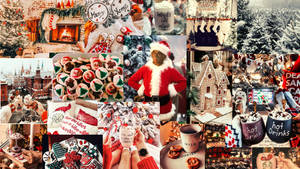 Fondo de pantalla de collage navideño del Grinch — Navideño aesthetic Fondos de pantalla