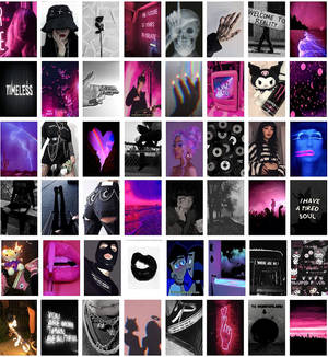 Collage Neon Estético Alternativo — Estética alternativa Fondos de pantalla